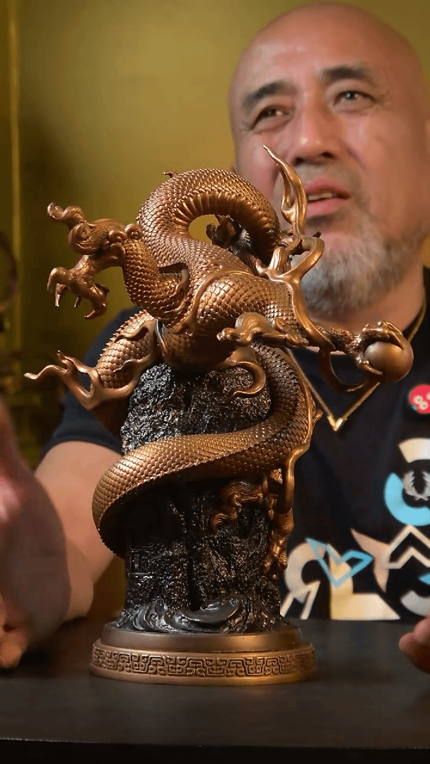 【闪购商品】黄铜龙腾天下香炉