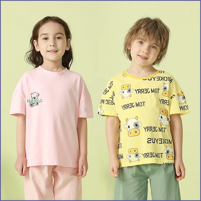 【清库存】儿童夏季中大童短袖休闲T恤圆领薄款半袖