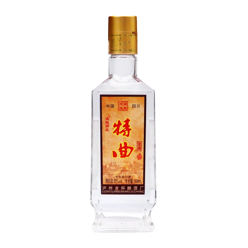 泸龙酒庄 (酒厂直供 国标优级)特曲酒整箱纯粮高度浓香52度500ml