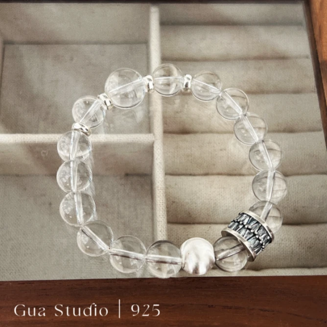 925银手链 JIUJIU 【人间梦】弹力绳手串手链精致百搭款0814