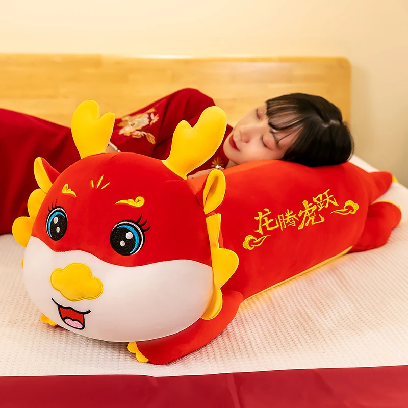 新款趴趴龙毛绒玩具抱枕龙年吉祥物公仔喜庆新年礼物送女生闺蜜