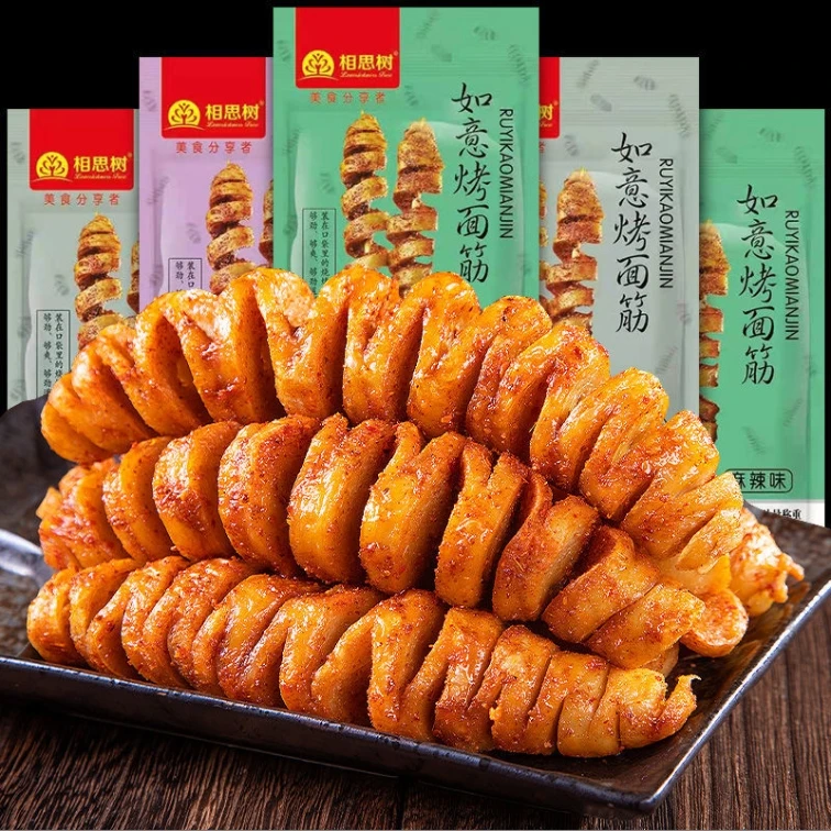 香辣烤面筋辣条麻辣味手撕素肉豆干包装零食办公室小吃休闲食品