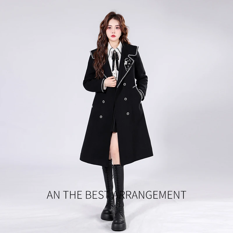 AN高定【云水瑶】新款时尚设计师款气质羽绒服外套AW2212051