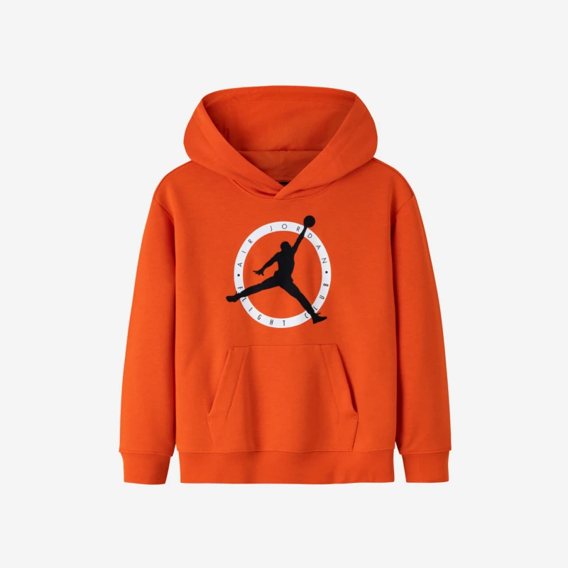 AIRJORDAN儿童童装秋冬男女童运动休闲套头带帽卫衣JDB-PO-C317
