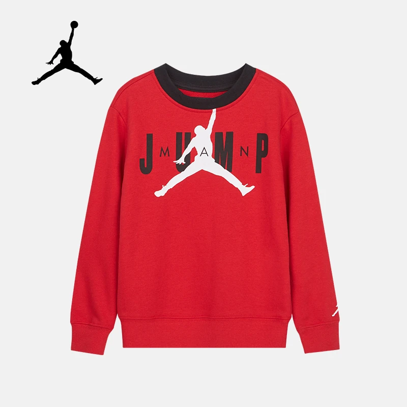 AirJordan儿童卫衣上衣长袖男童休闲圆领舒适时尚印花JDB-FW-7038