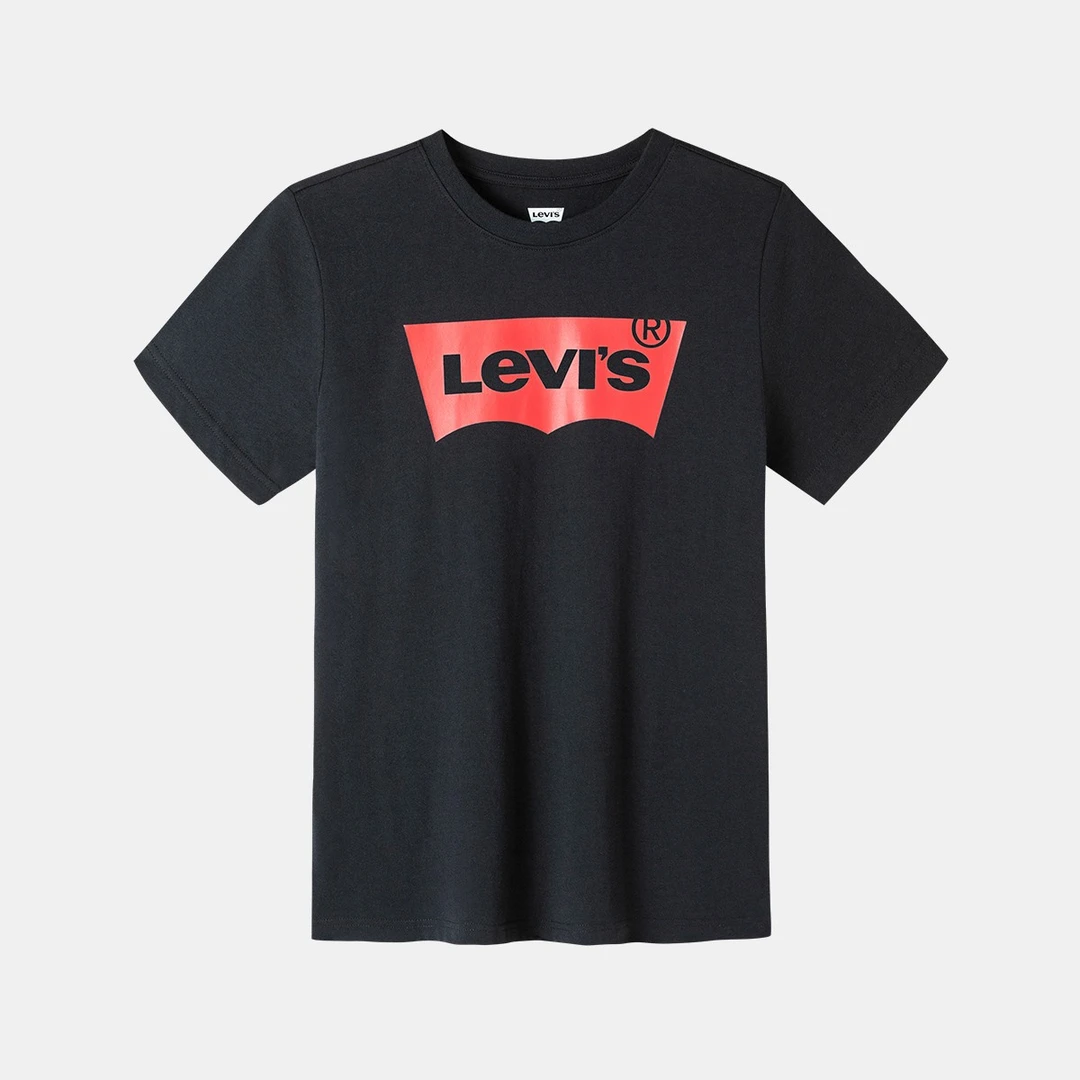 Levi's李维斯童装男女同款儿童夏季舒适休闲圆领短袖纯棉T恤6755