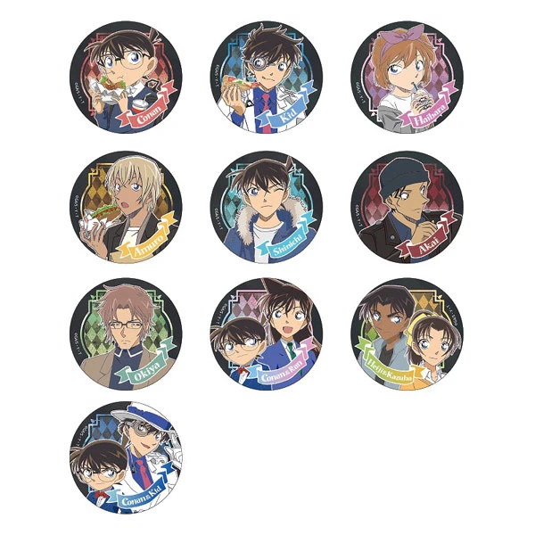 星冰乐名侦探柯南日谷正版吧唧徽章吧唧周边盲盒（代拆）