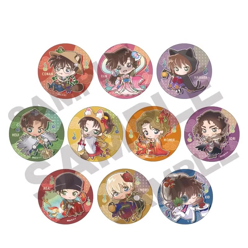 名侦探柯南 Q版百鬼夜行 正版授权日谷徽章吧唧盲盒（代拆）