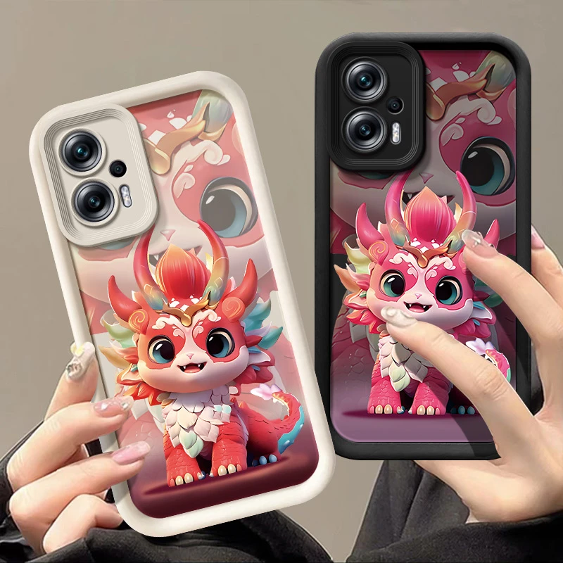 适用红米note11tpro手机壳22041216C软胶潮男女软硅胶挂绳硅胶软