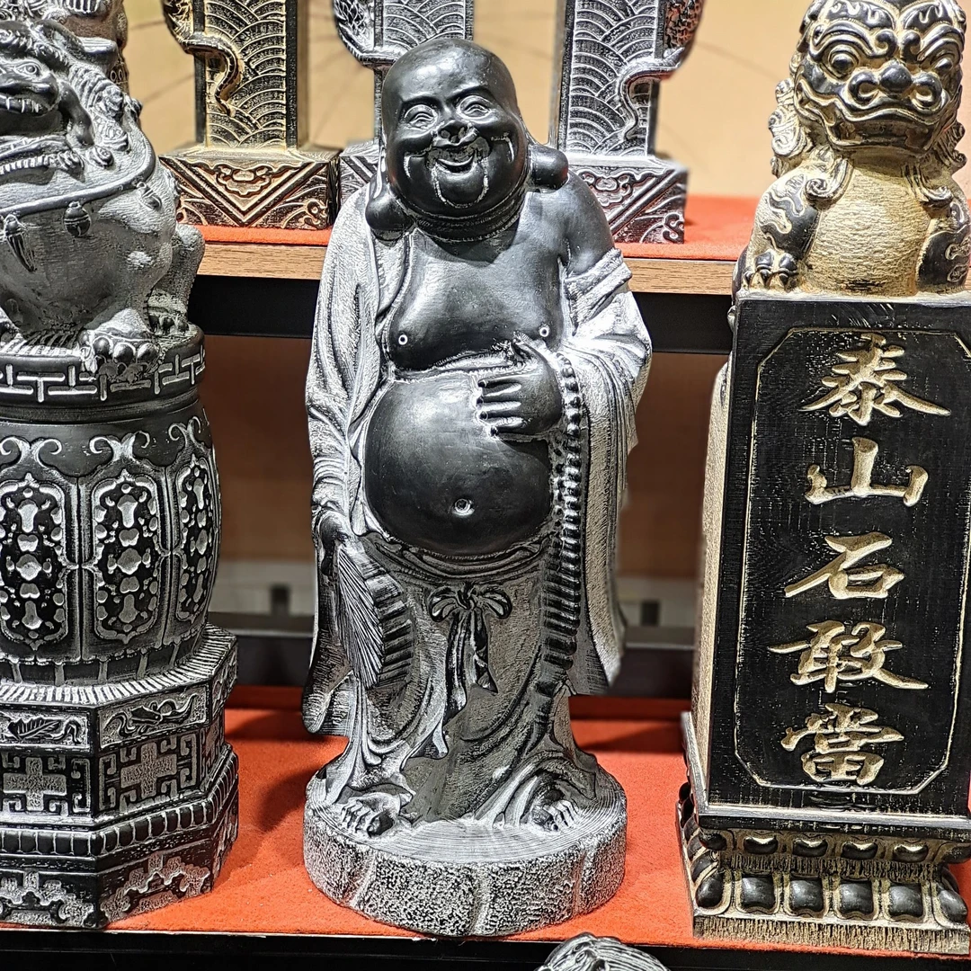 60CM弥勒佛│客厅大厅门店茶室会所装饰家居摆件