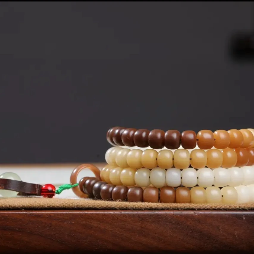 天然菩提根108颗夜光葫芦设计款，0.9mm