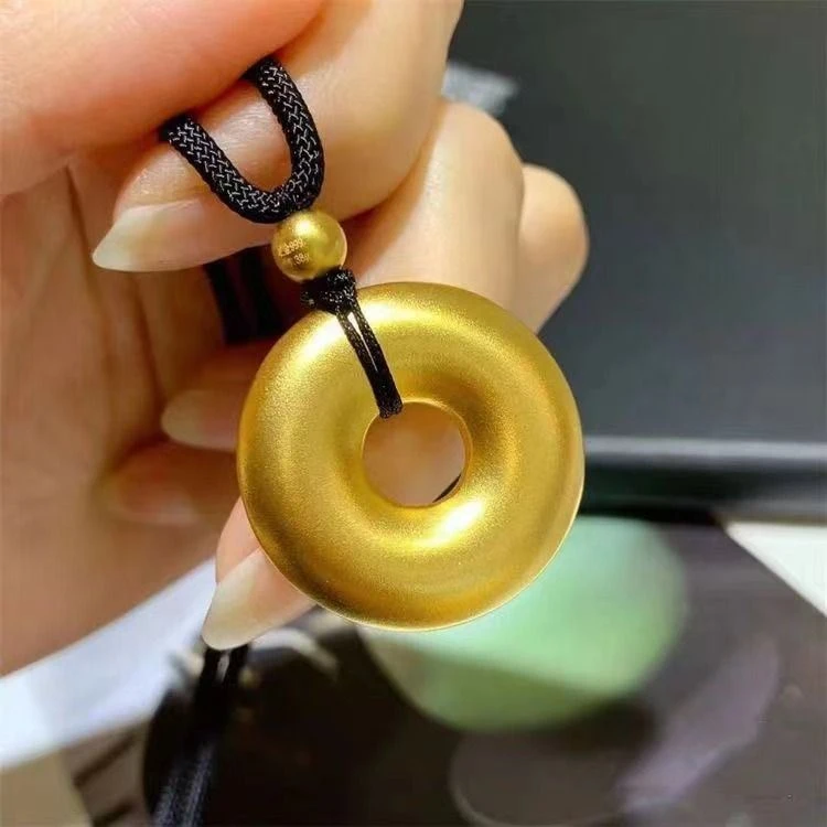 合金吊坠 时尚百搭 素圈平安扣吊坠