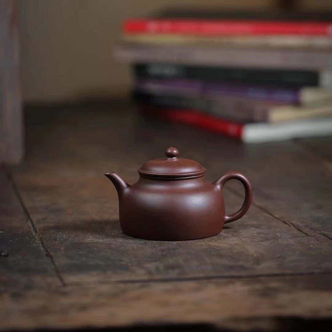 【茗隐】紫砂壶 怀隐 紫泥 160cc
