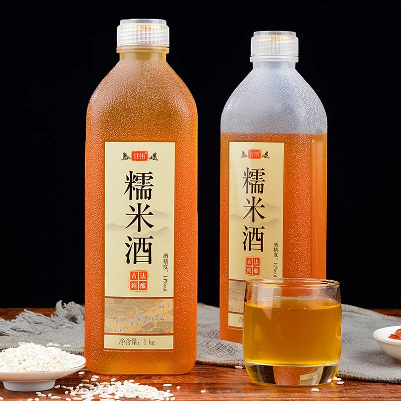 甘伟正宗甜米酒农家自酿原浆米酒低度客家糯米酒醪糟高度纯米酒