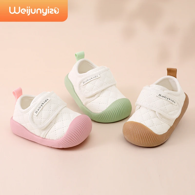 炜俊亿足学步鞋女宝宝鞋子春秋婴儿鞋子宝宝鞋机能男童鞋