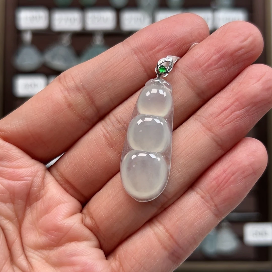 【闪购商品】翡翠颈饰18K金镶嵌