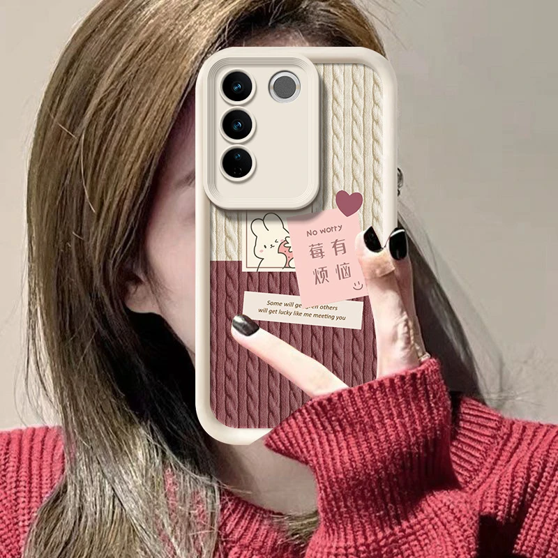 莓有烦恼适用vivoS16手机壳V2244A防摔简约液态硅胶全包边保护套