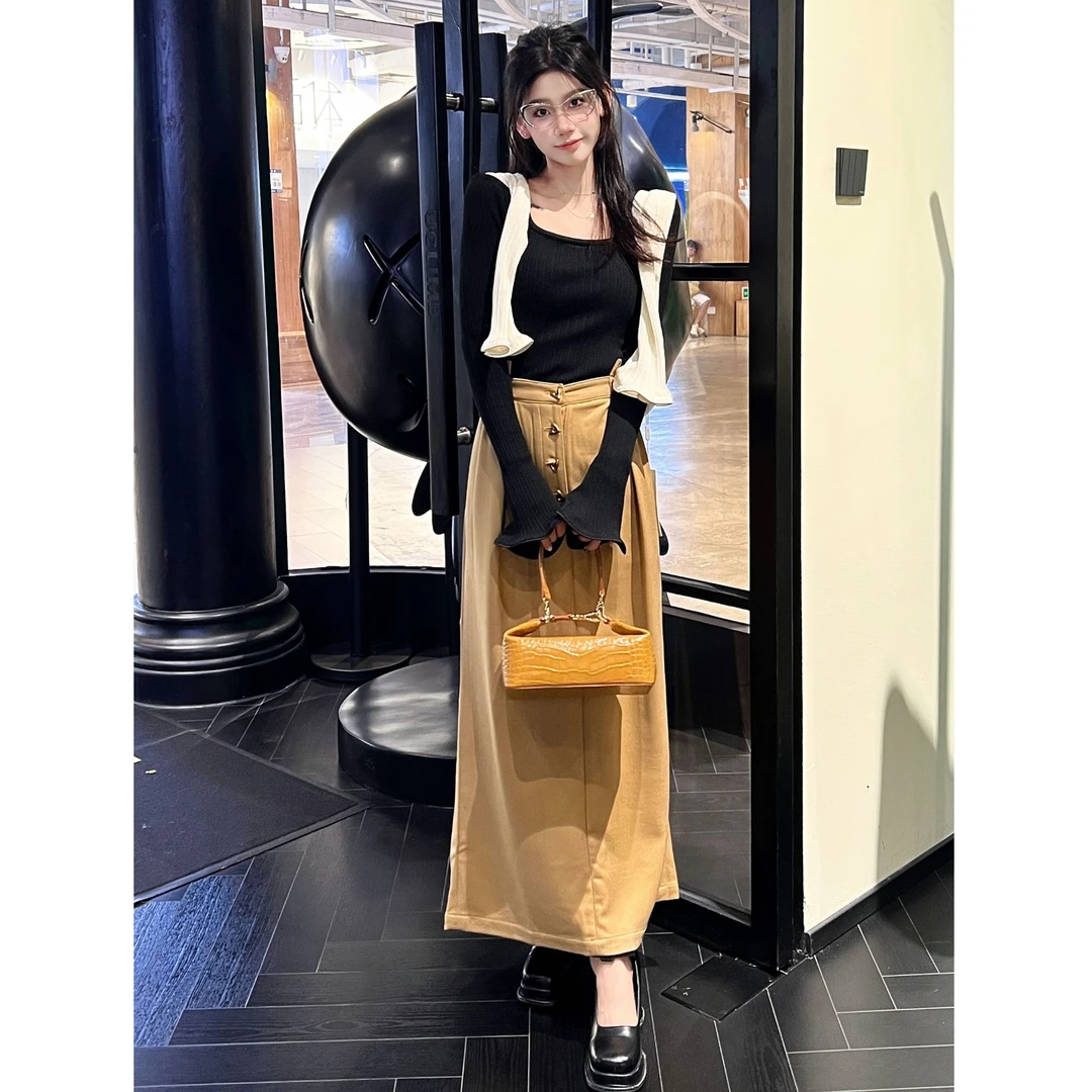 UNIXT设计师品牌微喇袖口显瘦打底衫S3Q203011