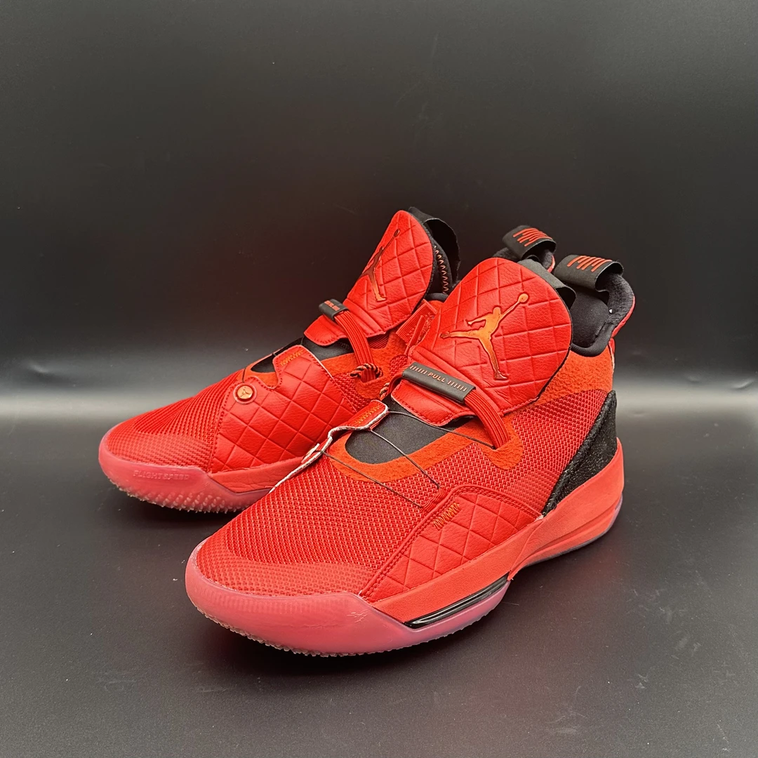 （42码）aj33 篮球鞋/大学红/配盒/BV5072-600公价909