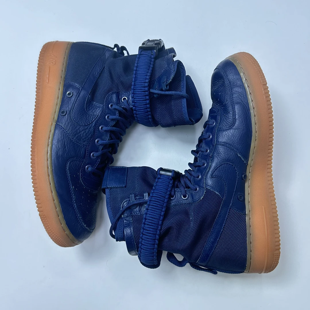 （44码）Nike 空军一号 /午夜蓝/配盒/864024-400公价1589中帮潮流