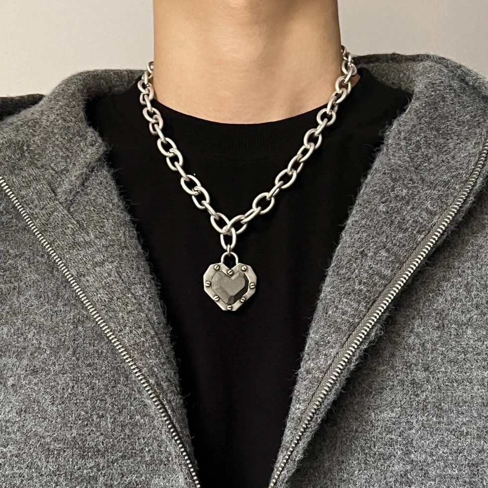 铜项链 铜项链【明星同款】圣诞礼物BABAMAins项链高级秋冬男生