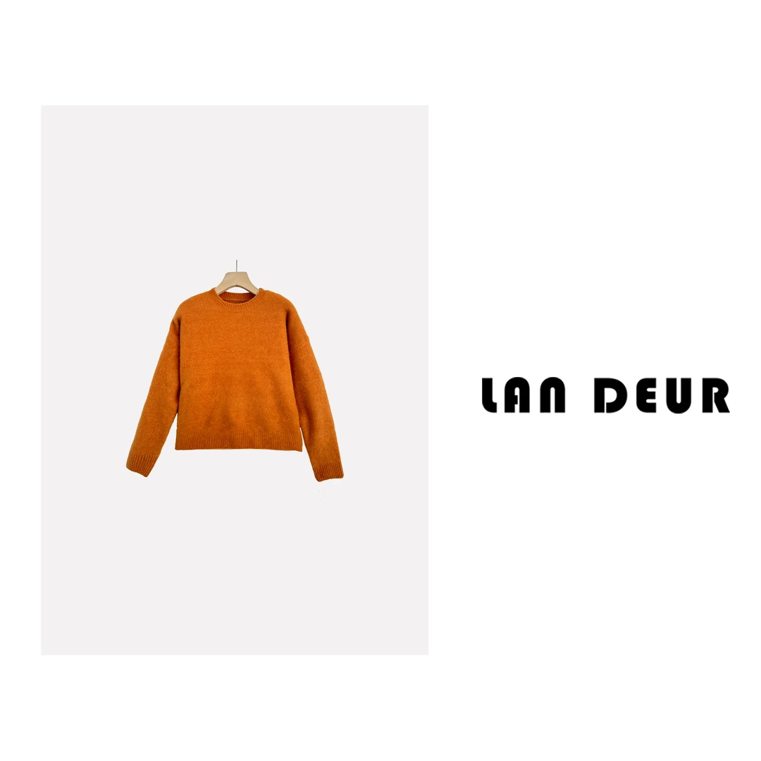 JIUJIU【百变元素】毛针织衫多色圆领时尚百搭显白1128