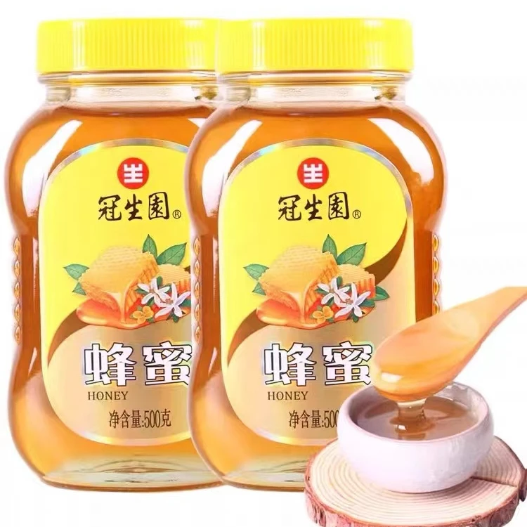 上海冠生园蜂蜜500g百花蜜土蜂蜜节日礼物包邮