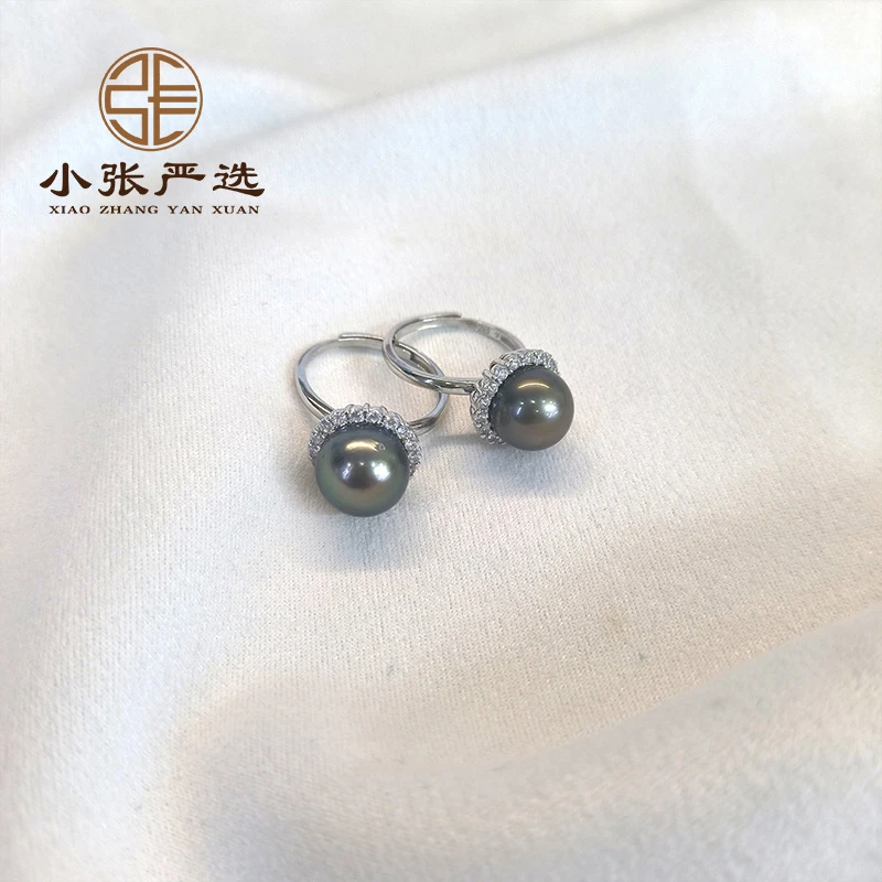 【小张推荐】OY03440 海水大溪地珍珠戒指 10mm 多样发其一