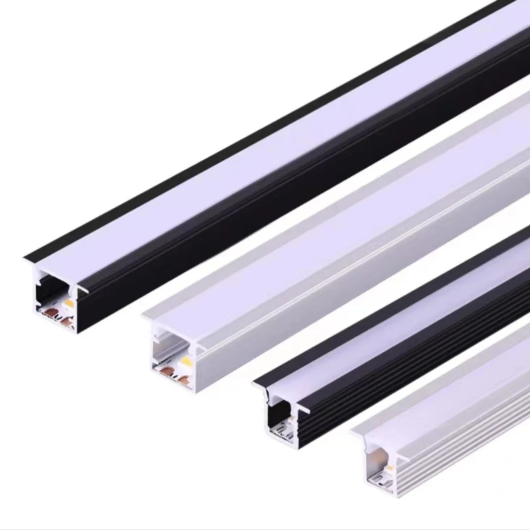 嵌入式线条灯铝槽线性灯客厅双眼皮吊顶线型灯带灯条家用超亮超薄