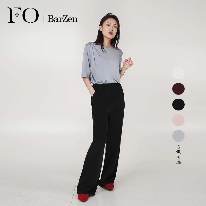 夏季T恤显瘦高腰休闲宽松 时尚百搭 气质垂感