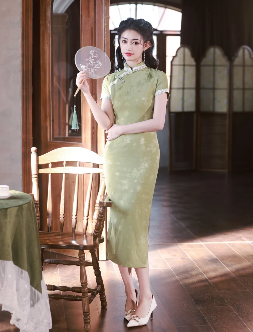 【24新款】雯希 精致改良旗袍 复古连衣裙中国风旗袍显瘦日常