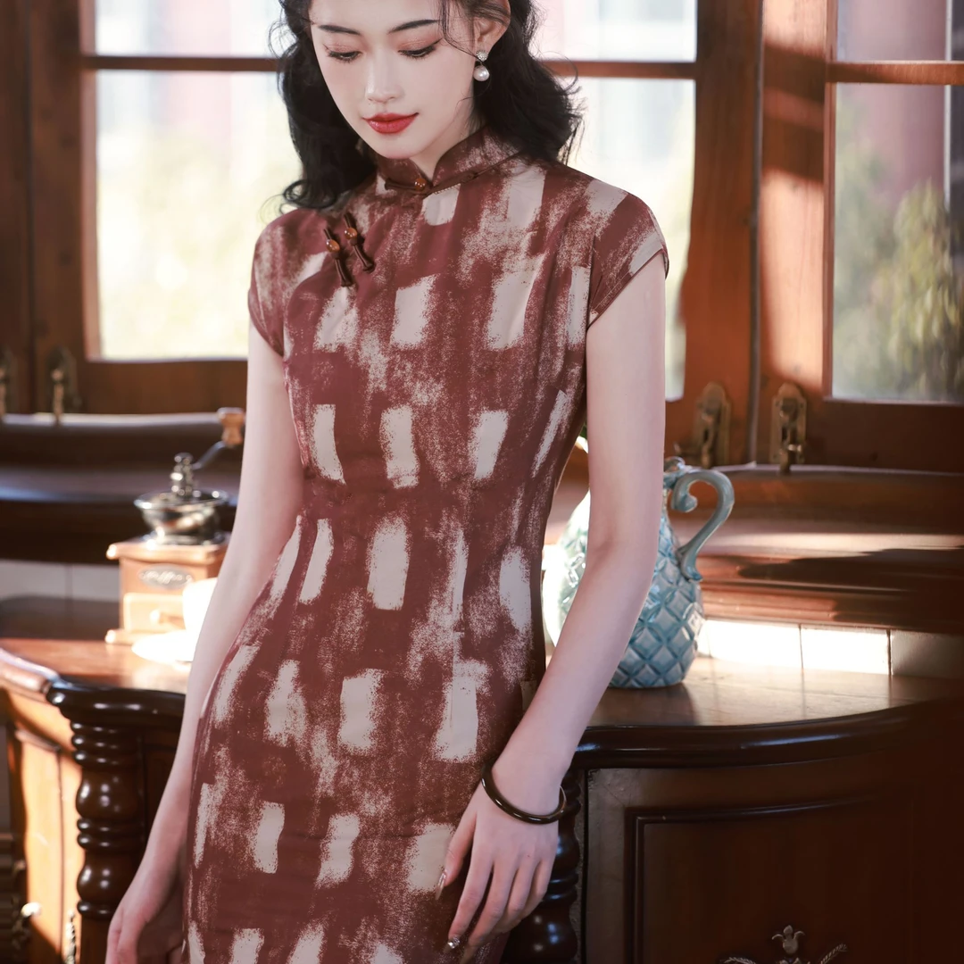 【24春夏新款】璐芯 精致改良旗袍中国风旗袍气质修身复古