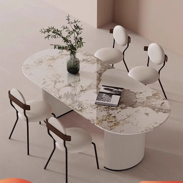 简约奶油风餐椅家用实木靠背设计师椅子样板间餐桌椅网红餐厅凳子