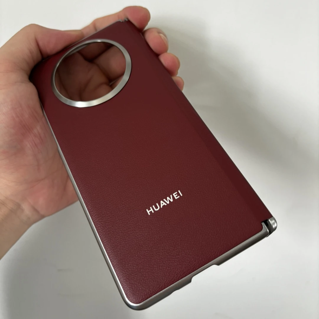 适用华为MateX5手机壳素皮x3中轴全包铰链官方同款磁吸高档典藏版