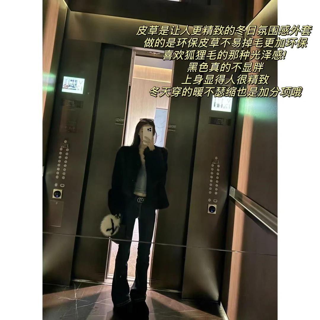 徐秋阳  叛逆千金 百搭时尚休闲设计感显瘦显白黑色外套11778