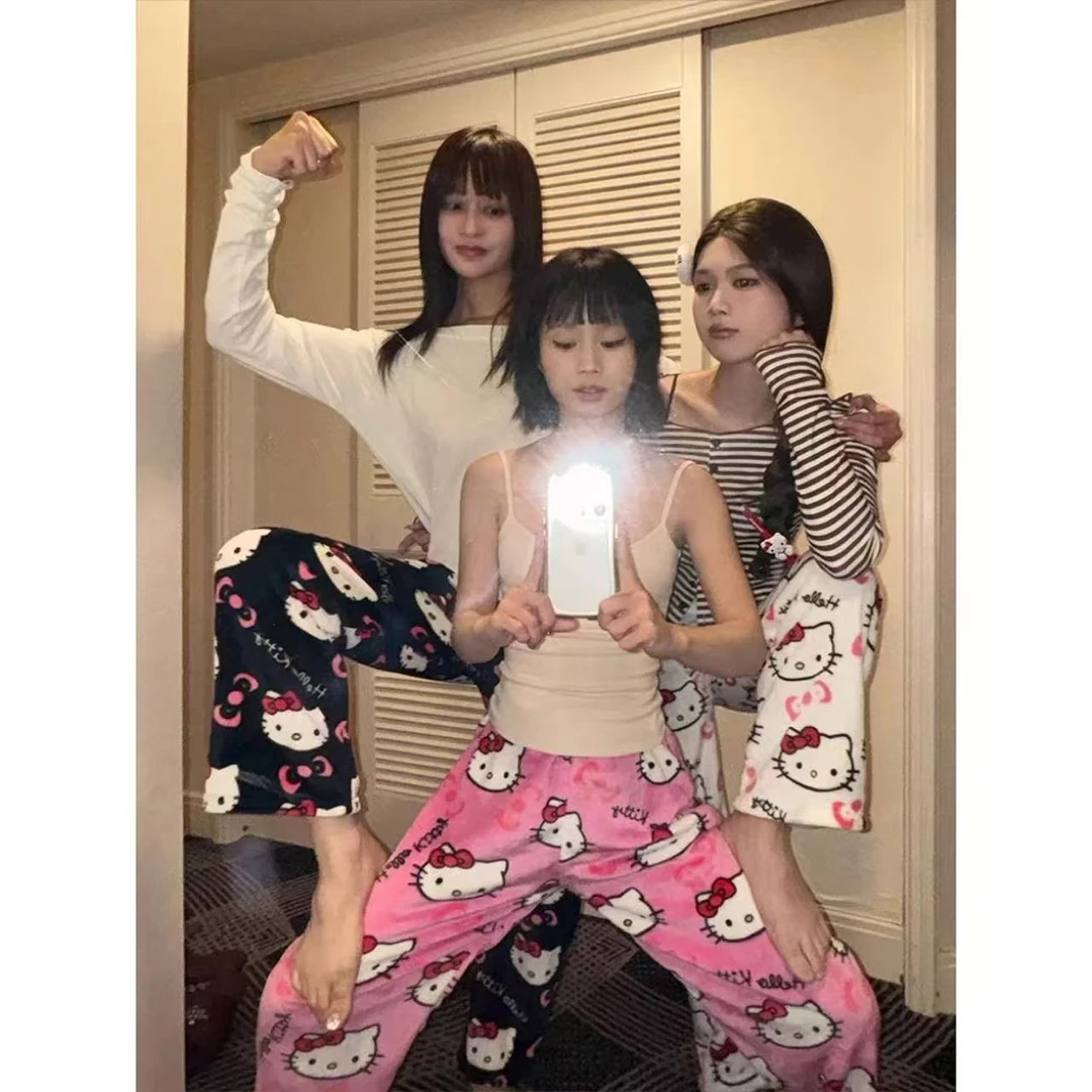 徐秋阳   猫猫居家裤  百搭时尚休闲设计感软糯舒适猫猫居家裤