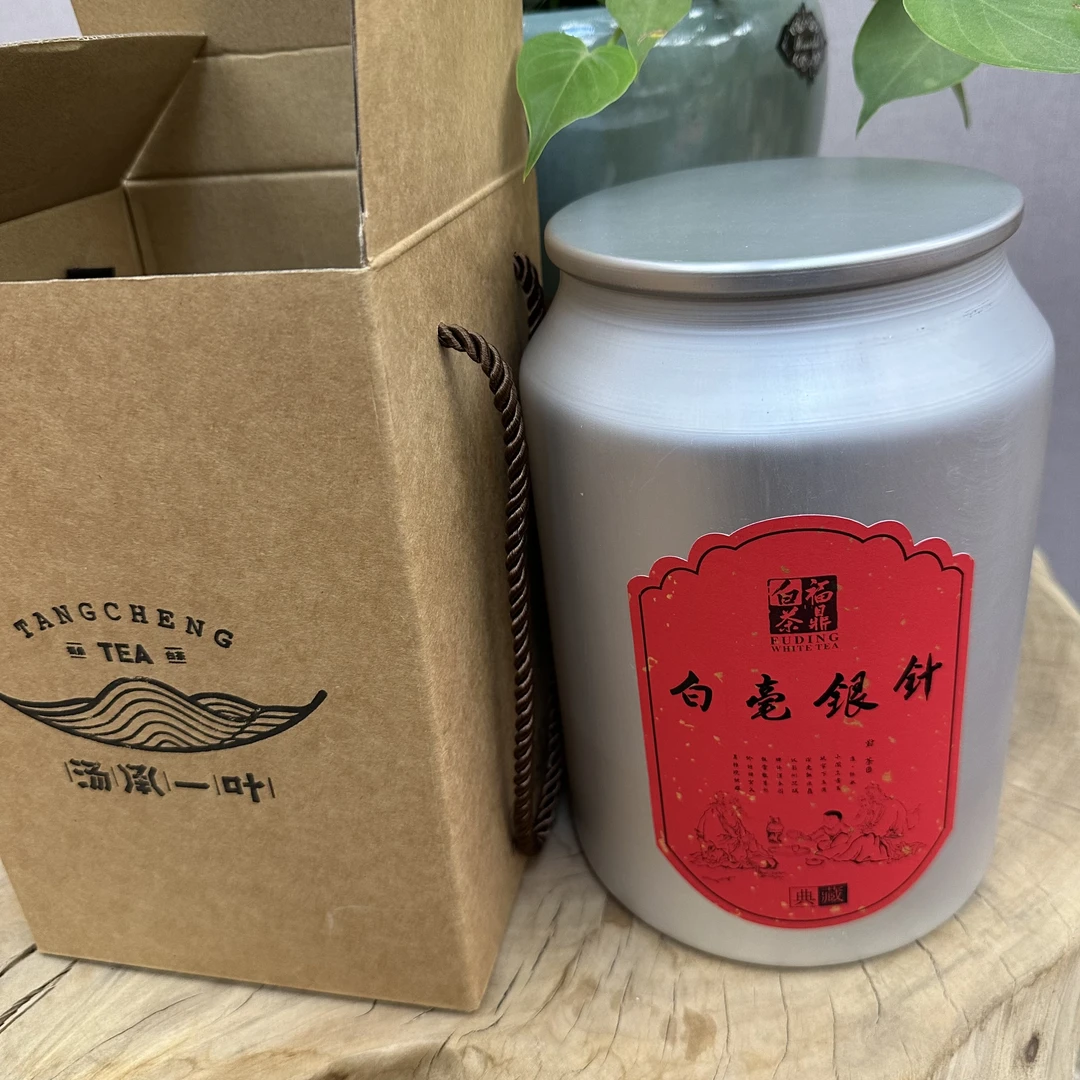 汤承一叶2020年白毫银针 小米针福鼎白茶500g