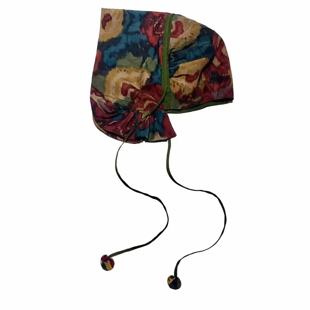 左岸迷香植物染泥茶花帽子印花Z24SS0036