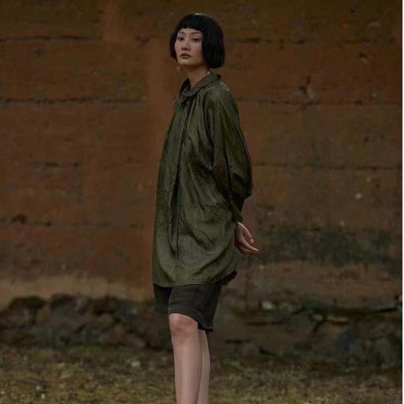 左岸迷香Z23SS3026臧绿夏季短裤