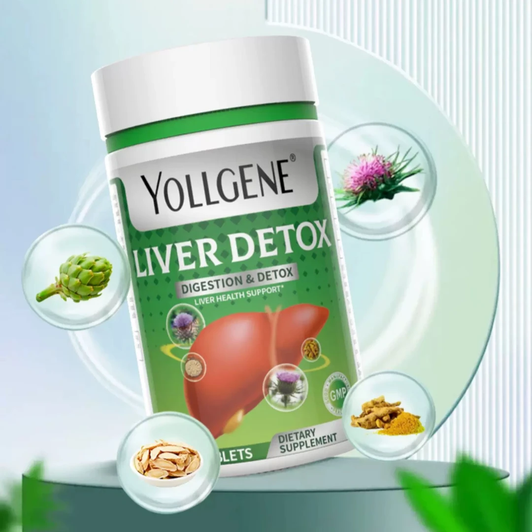 yollgene悦基因护肝片美国进口男士熬夜加班奶蓟草水飞蓟精华