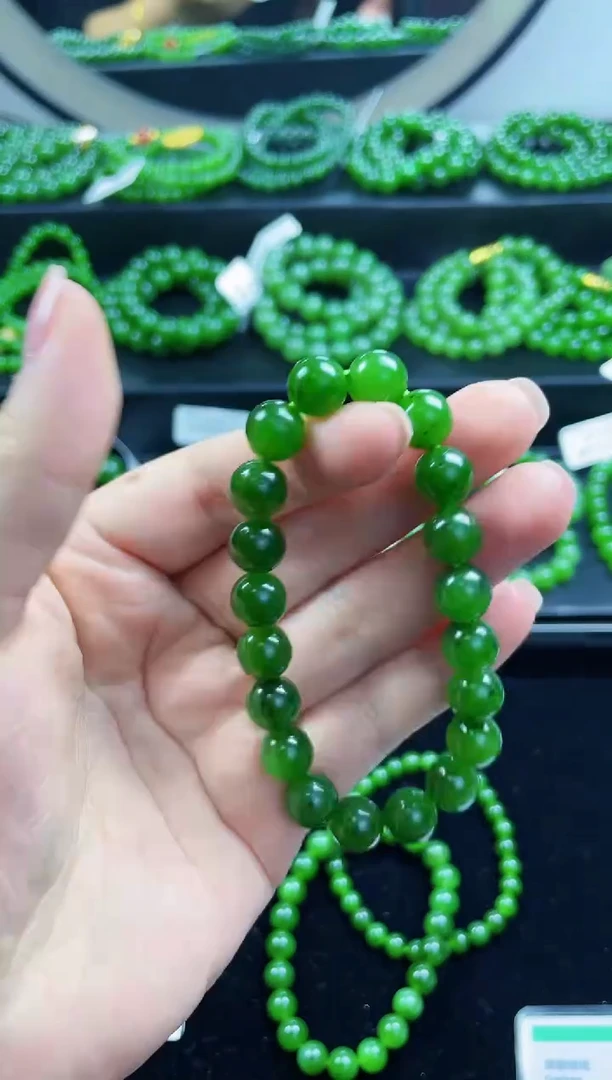 【闪购商品】和田玉（碧玉）手链未镶嵌9