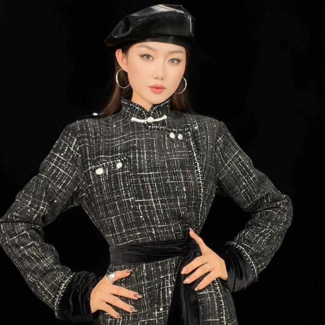 【黛尔玛精品服饰3】春秋新款时尚气质小香风民族风外套X6038