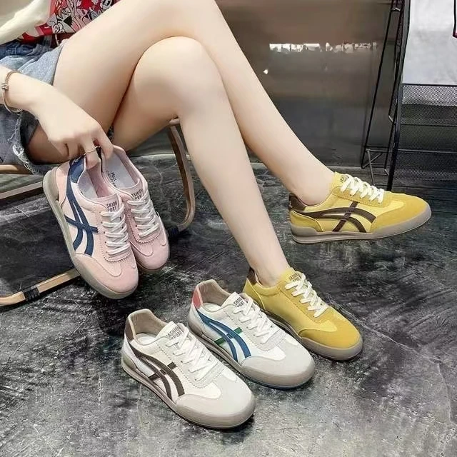 MT03新款系带圆头舒适百搭软底时尚阿甘鞋