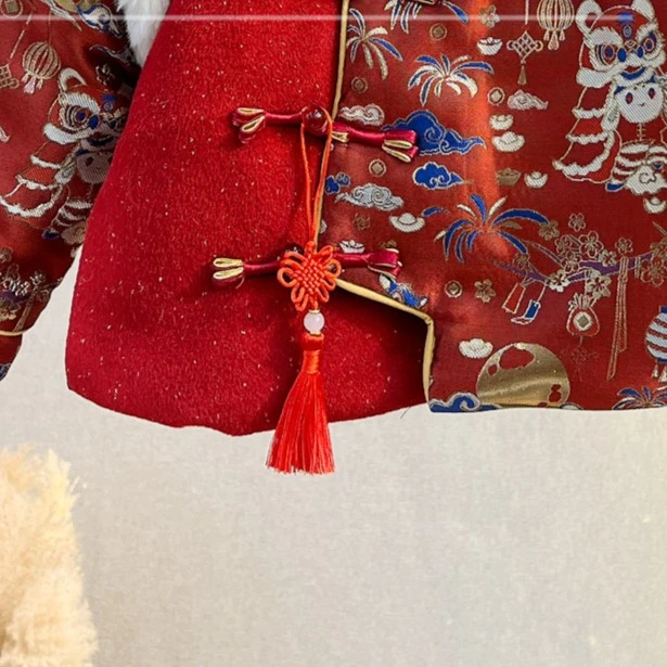 小虎兔中国结吊坠