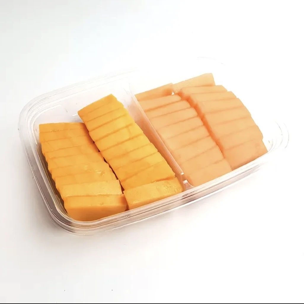 【9.9】芒果+哈密瓜 小双拼果切220g