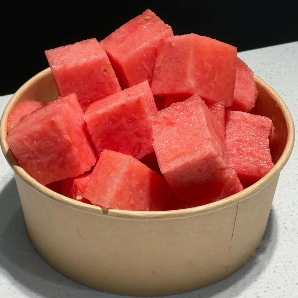 【精品纸碗 凉凉的】多汁甜王 西瓜 切盒 300g
