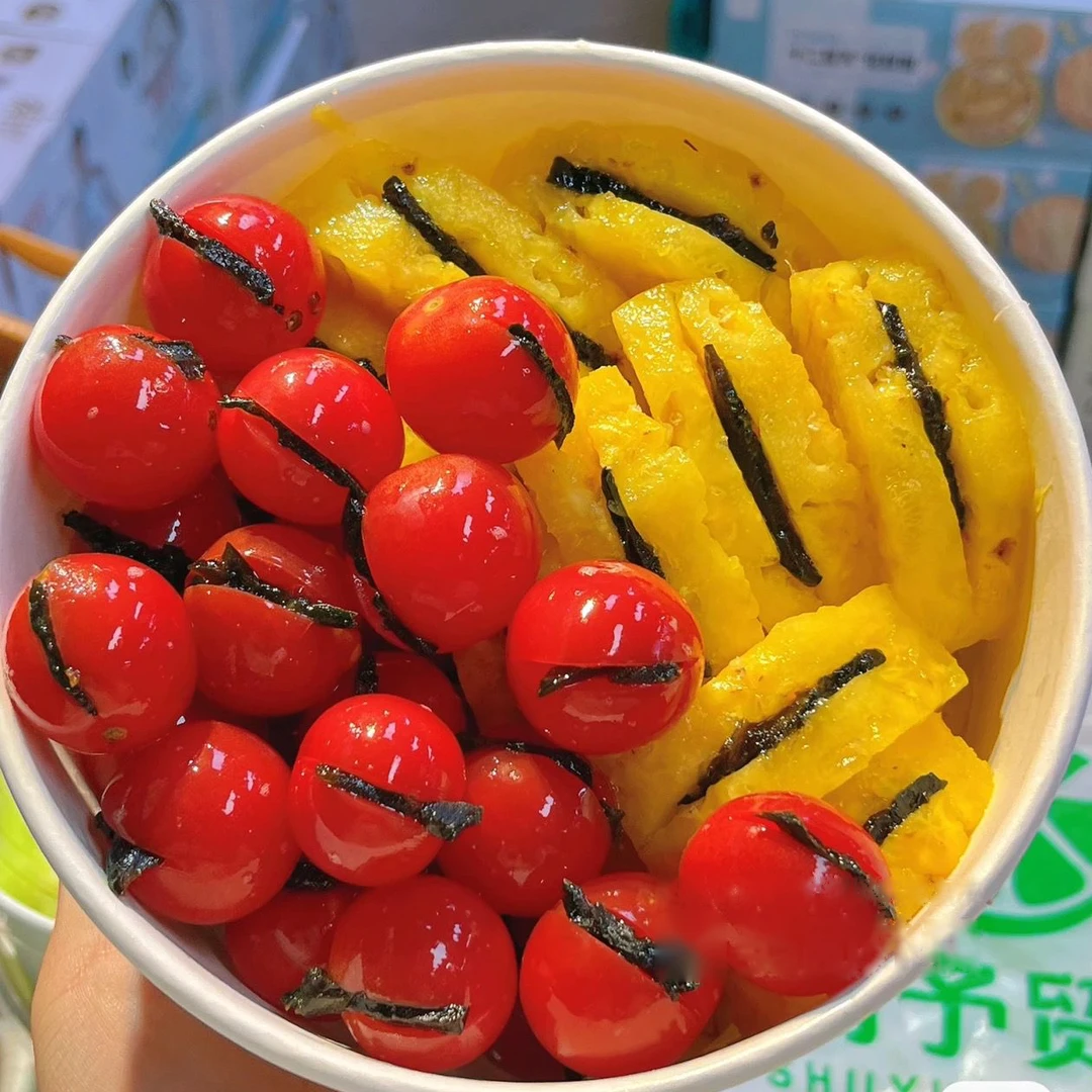 【网红纸碗包装 超好看 】凤梨乌梅+番茄乌梅250g