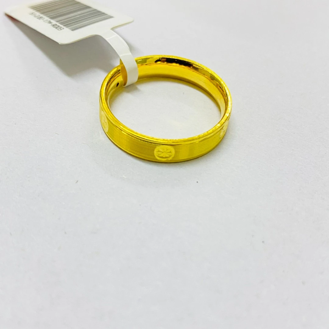 小琪金选 足金999 经典卡家戒指13# 2.56