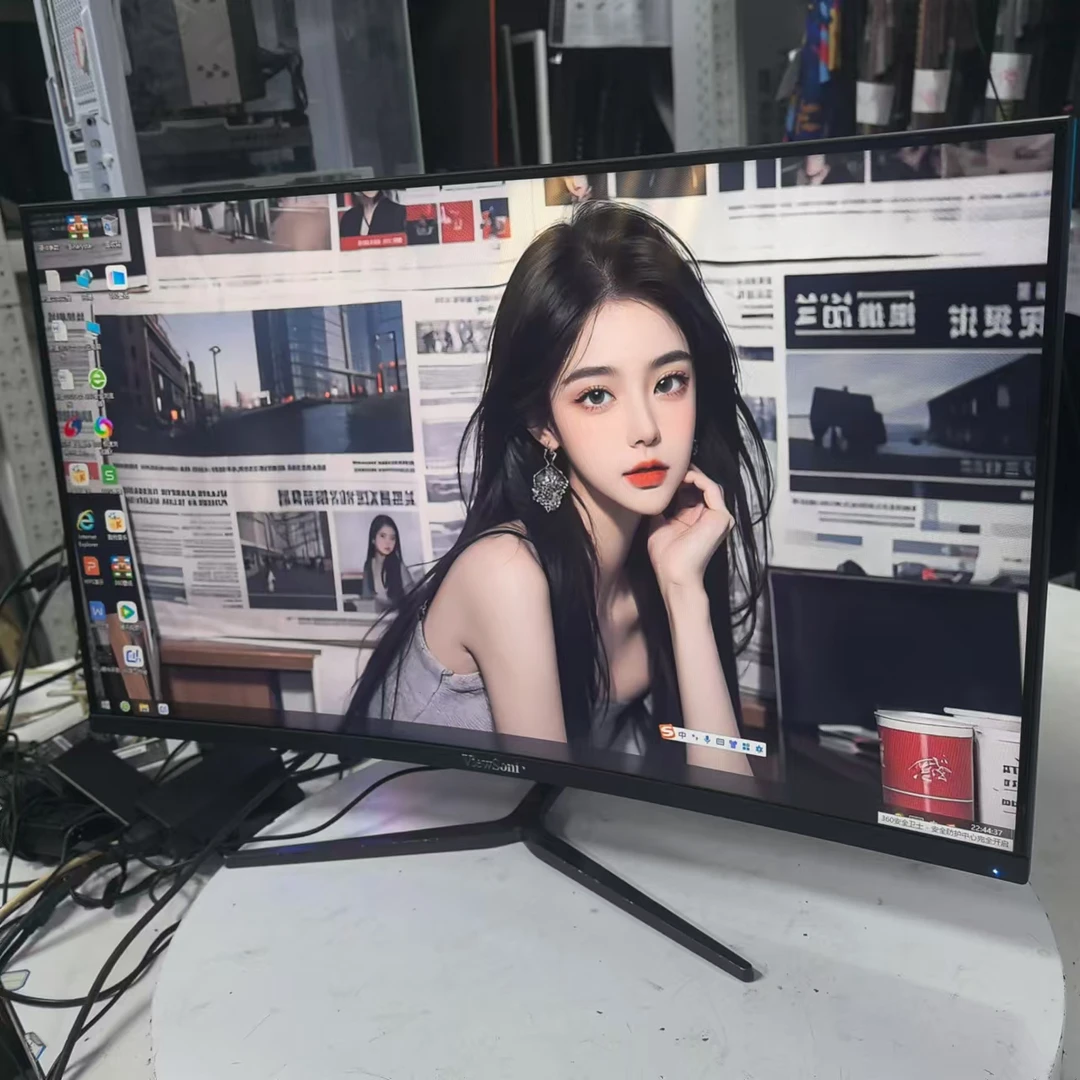 9新 ViewSonic/优派 32寸1K165HZ 磨砂 黑色显示器