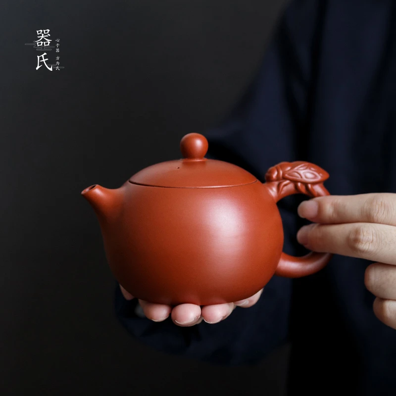 问器叶林强一鸣惊人凤鸣壶紫砂壶原矿朱泥紫砂壶250cc 3554